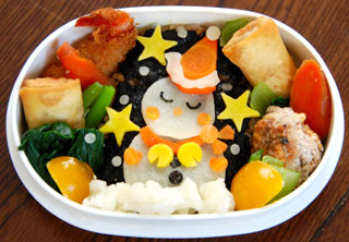 クリスマスは寝て待とう 雪ちゃん弁当